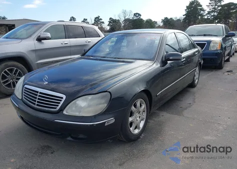 2002 Mercedes-Benz S 500 from USA, damaged, VIN WDBNG75J22A297778